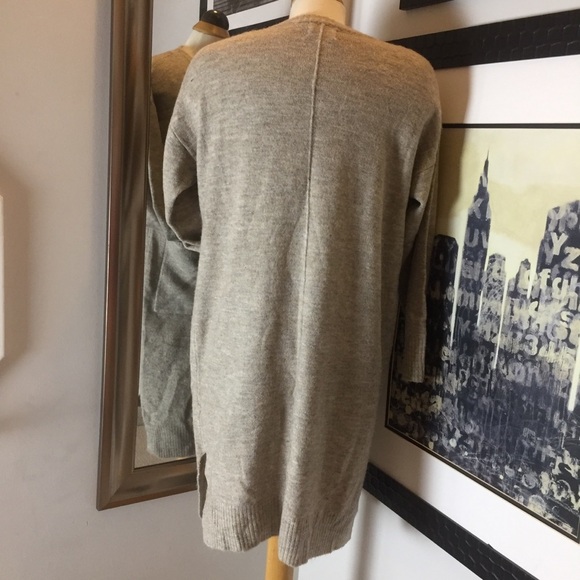 Boxy Dreamers tan knit sheath sweater dress - Picture 9 of 13